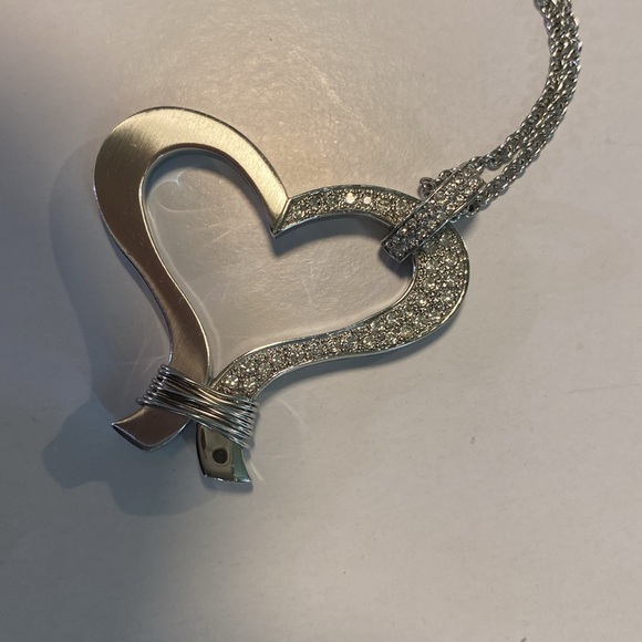 Floating Breil Heart Necklace w/ 16 in.chain - Picture 3 of 6
